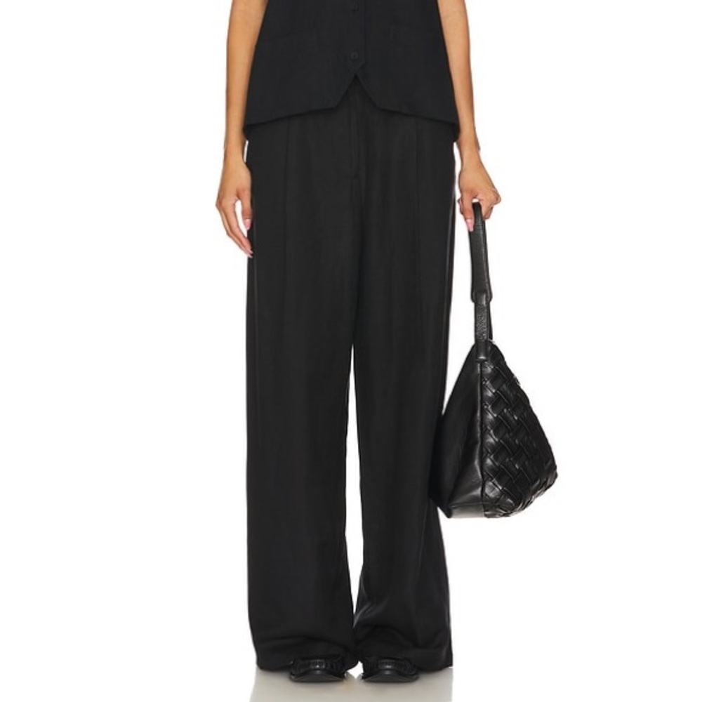 Lioness La Quinta Pants Wide Leg in Black Large